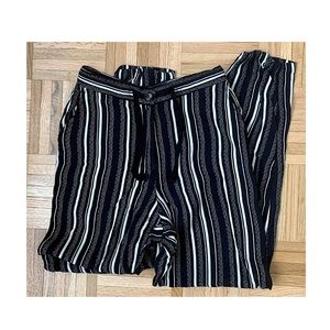 Topshop | stripe tapered slouch pant
